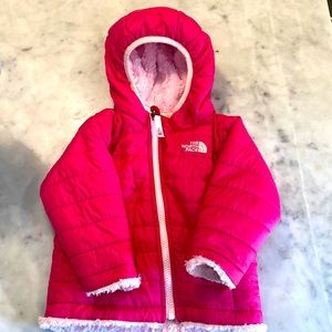 Baby girl north face coat
